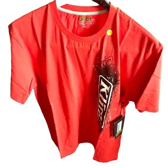 KLIM vertical graphic tee red-orange - Picture 2 of 2